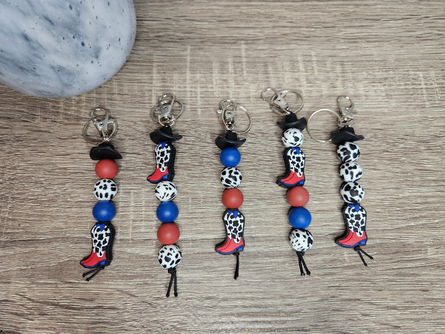 Southwest style silicone keychains