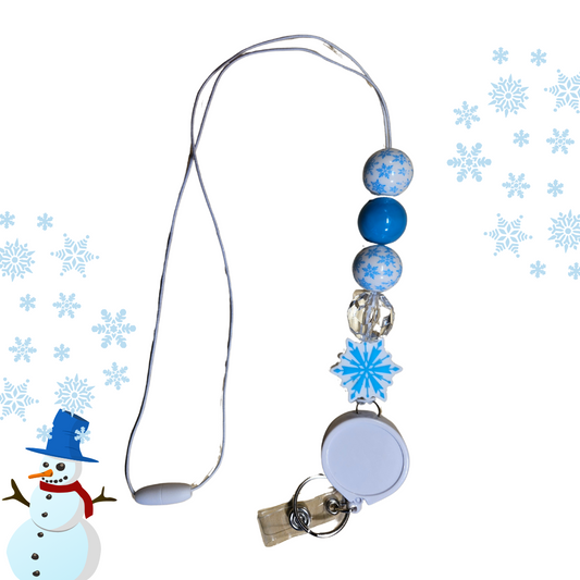 Winter Themed Lanyard