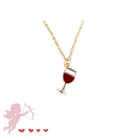 Wine Glass Necklace