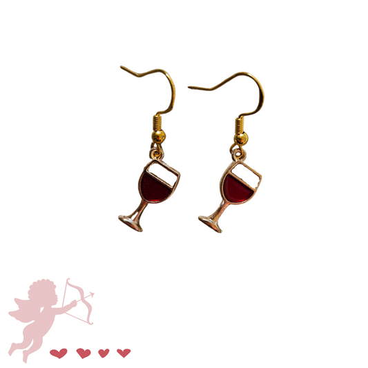 Wine Glass Earrings