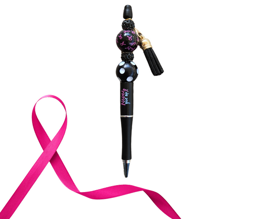 "Never Give Up" Breast Cancer Awareness Pen (Style 3 of 4)