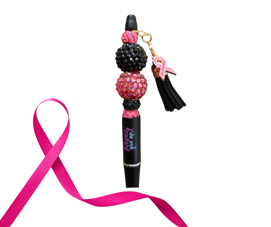 "Never Give Up" Breast Cancer Awareness Pen (Style 4 of 4)